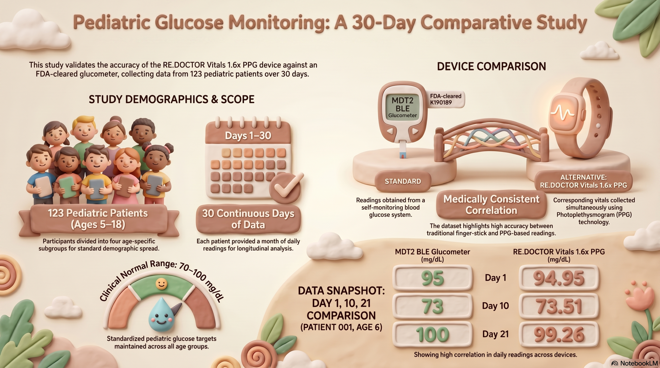 pediatric blood glucose